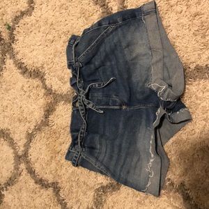 Hollister Paper bag Jean Shorts